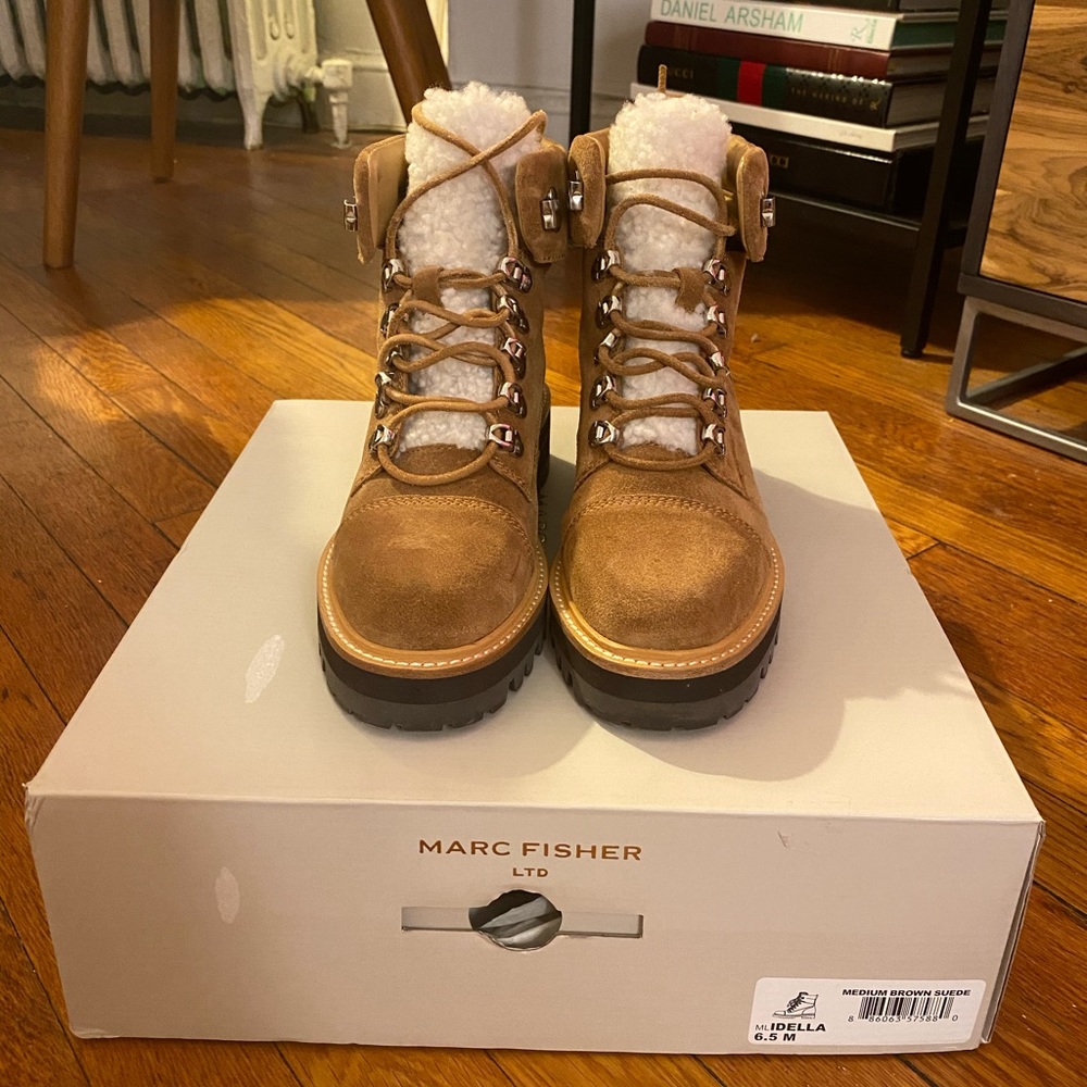 Marc Fisher Shearling Idella Boots